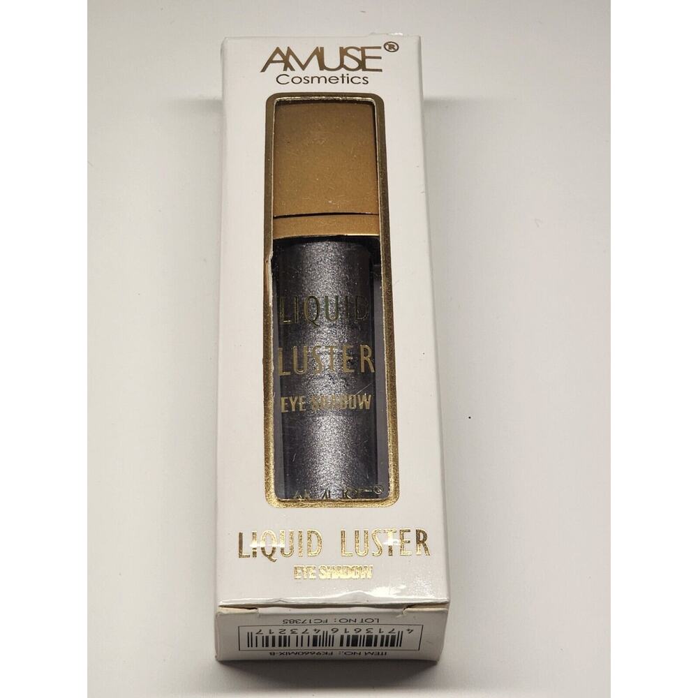 Amuse Cosmetics Liquid Luster Eye Shadow Silver Metal #B5 - Long Lasting NIB
